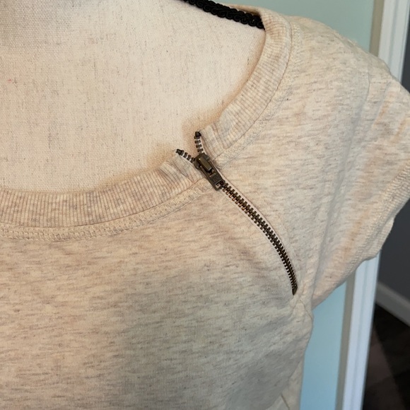 Halogen ecru knit sleeveless dress M - Picture 2 of 4